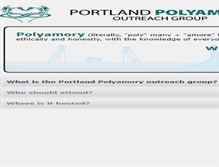 Tablet Screenshot of portlandpolyamory.com